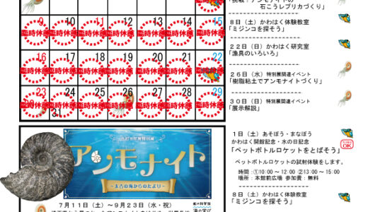 かわはく当面休館します。