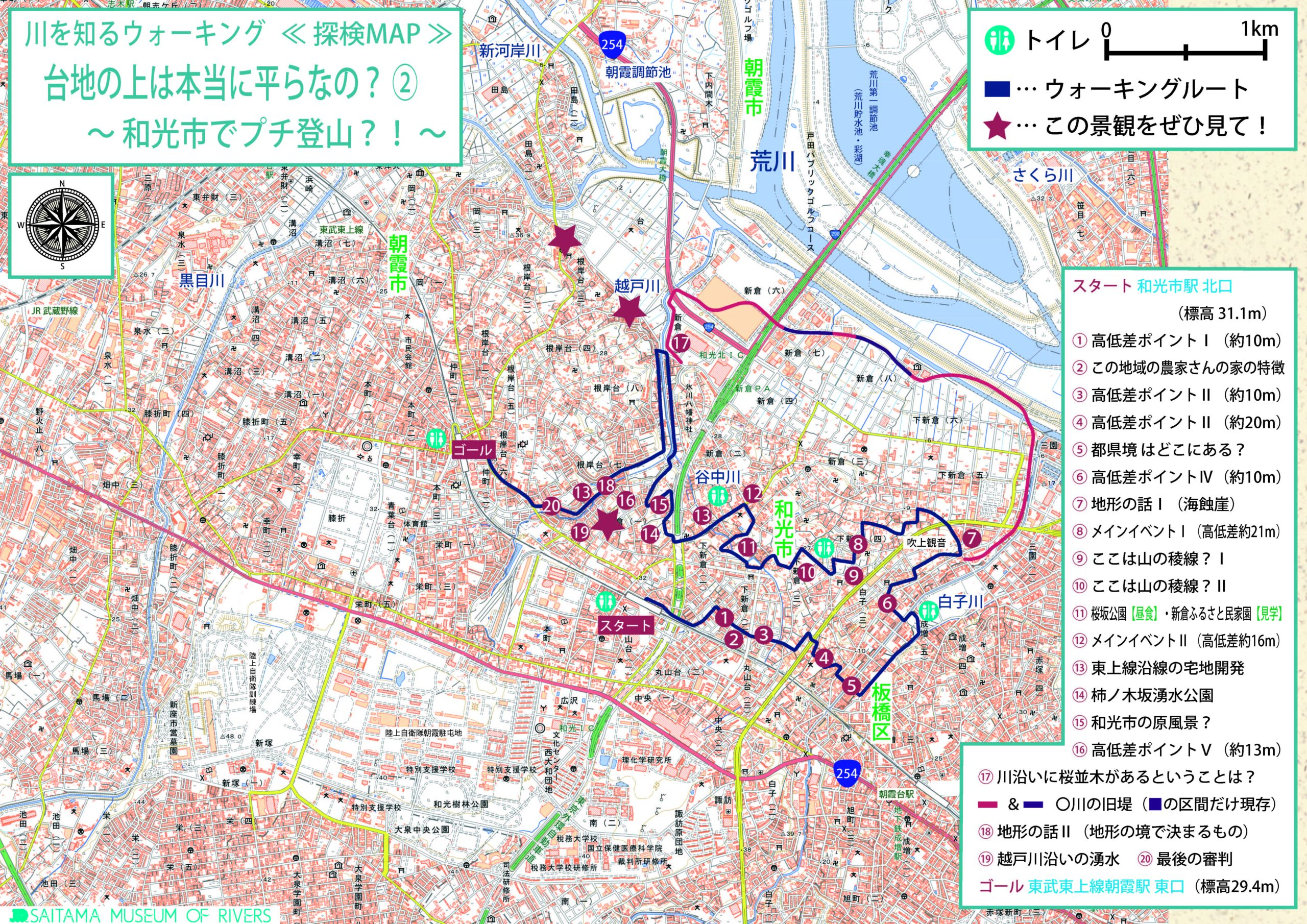 当日の見学コース（予定）
